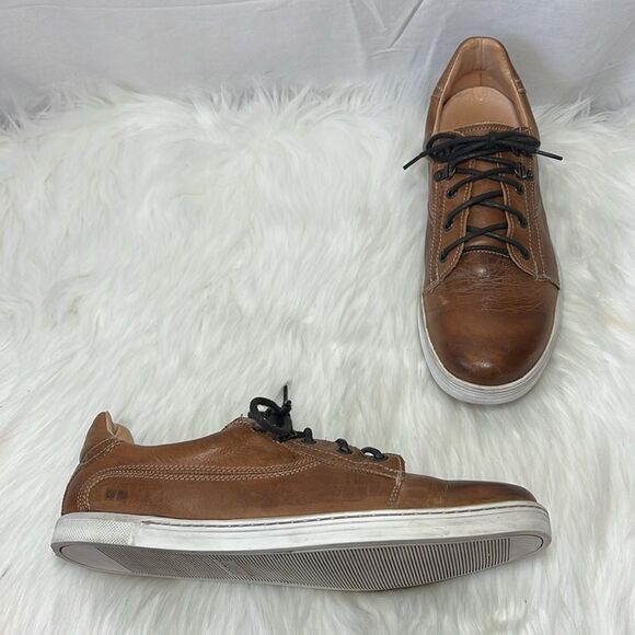 Bed Stu Rustic Tan Leather Lace Up Casual Shoe/Sneakers Sz 11.5 - Picture 1 of 6